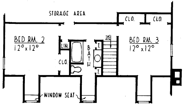 upper floor house blueprint