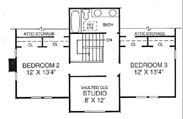 upper floor house blueprint