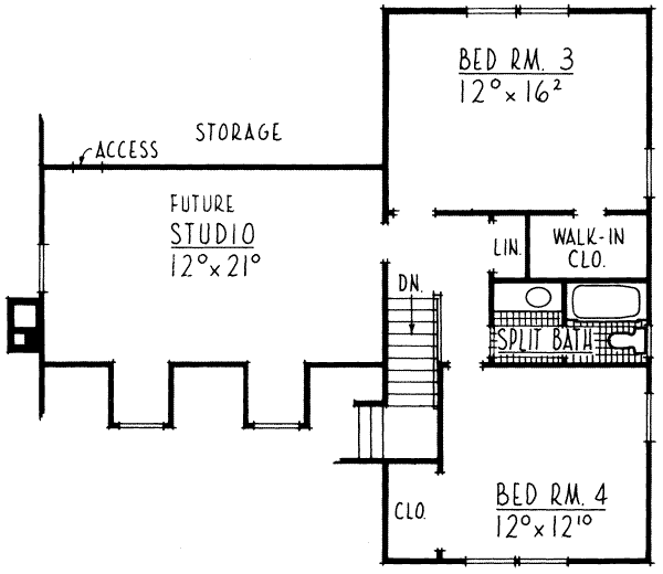 upper floor house blueprint