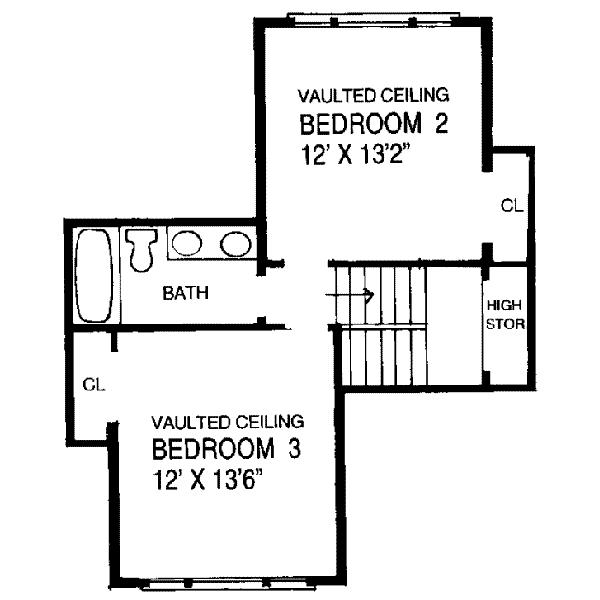 upper floor house blueprint