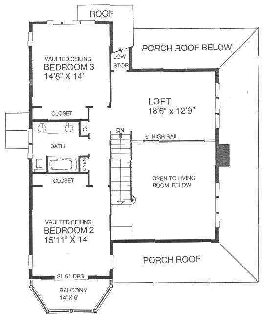 upper floor house blueprint