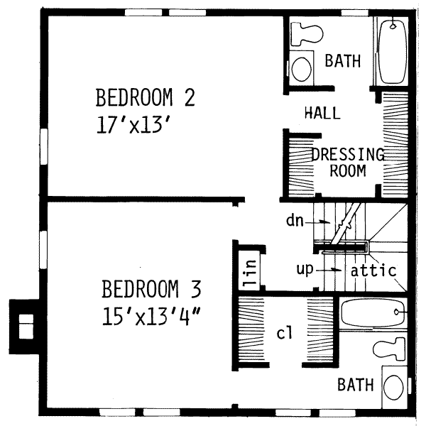 upper floor house blueprint