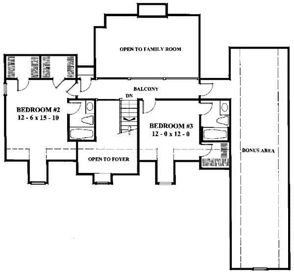 upper floor house blueprint