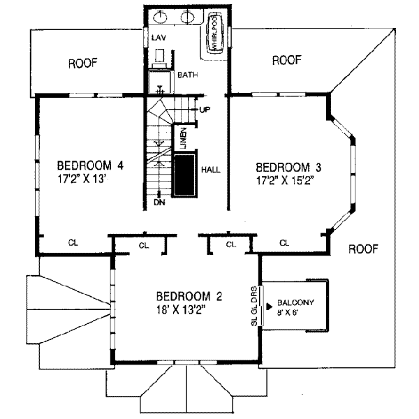 upper floor house blueprint