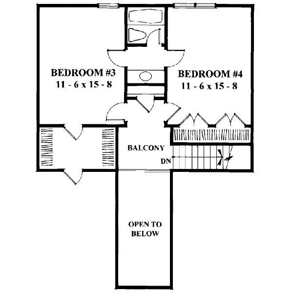 upper floor house blueprint