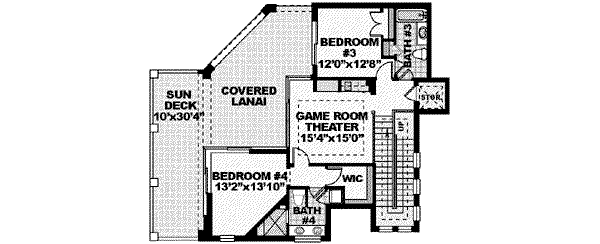 upper floor house blueprint