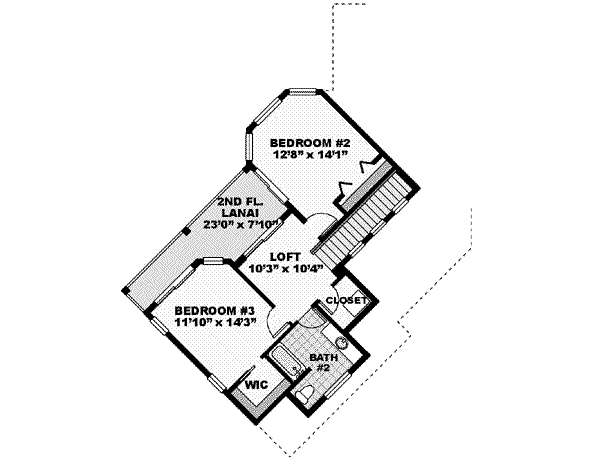 upper floor house blueprint