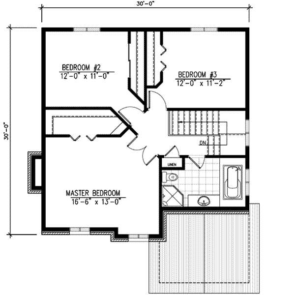 upper floor house blueprint