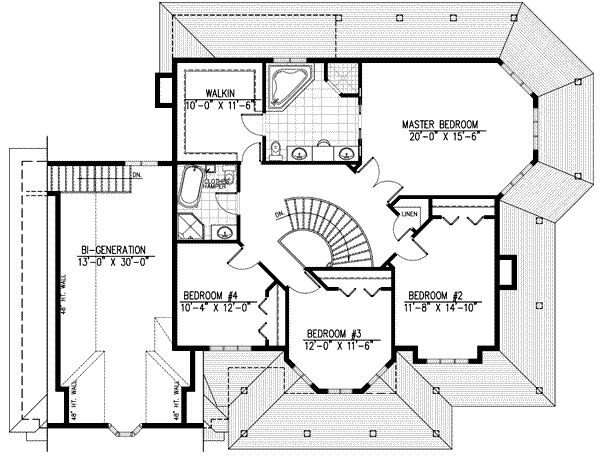 upper floor house blueprint
