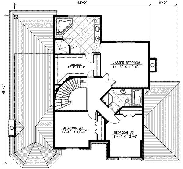upper floor house blueprint
