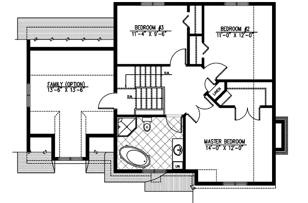 upper floor house blueprint