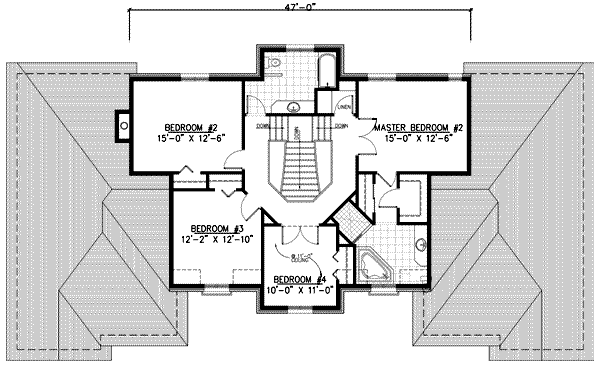 upper floor house blueprint