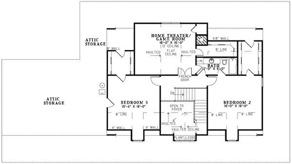 upper floor house blueprint