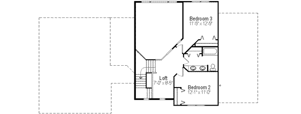 upper floor house blueprint