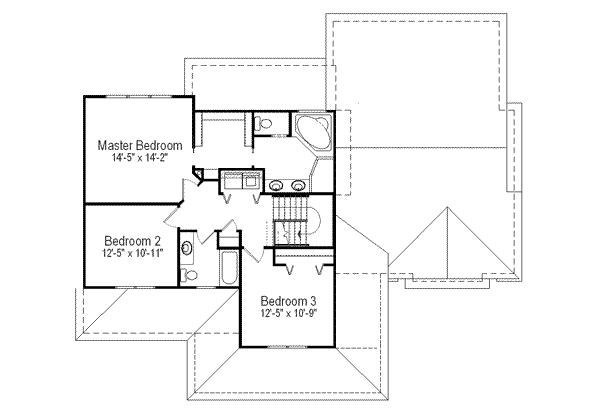 upper floor house blueprint
