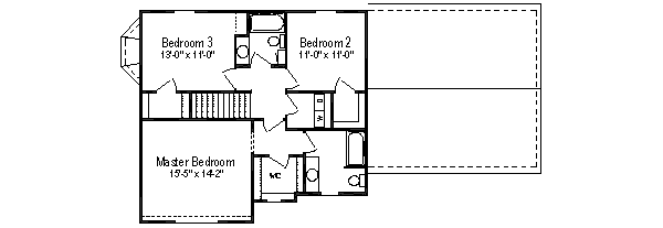 upper floor house blueprint