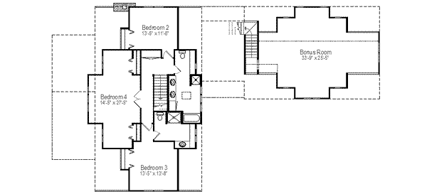 upper floor house blueprint
