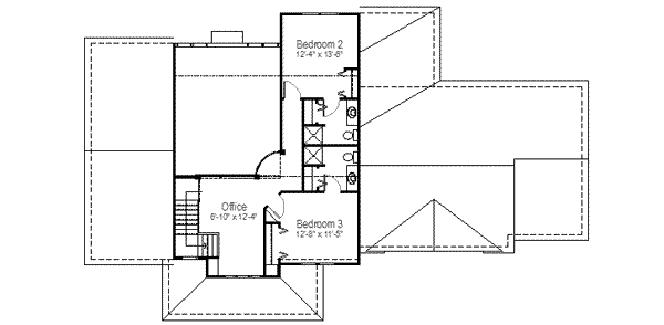 upper floor house blueprint
