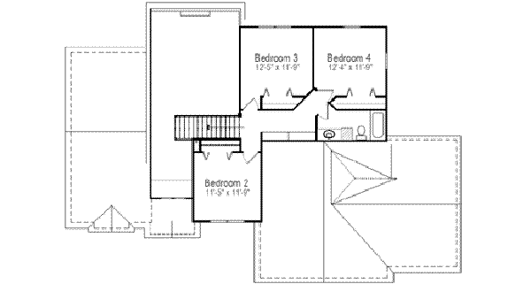 upper floor house blueprint