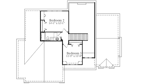 upper floor house blueprint