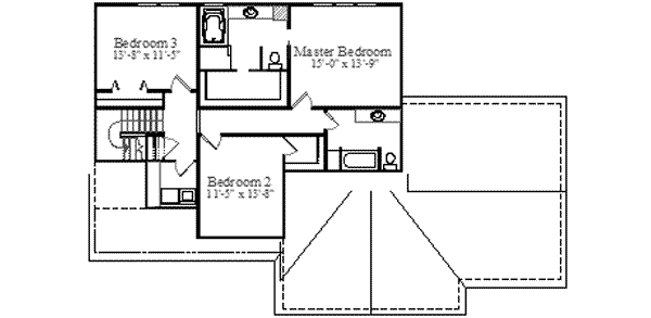 upper floor house blueprint