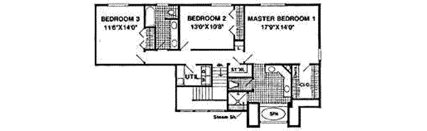 upper floor house blueprint