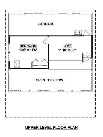 upper floor house blueprint