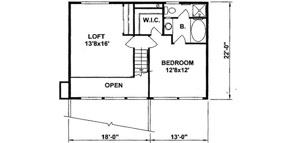 upper floor house blueprint