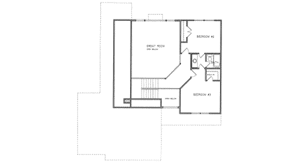 upper floor house blueprint