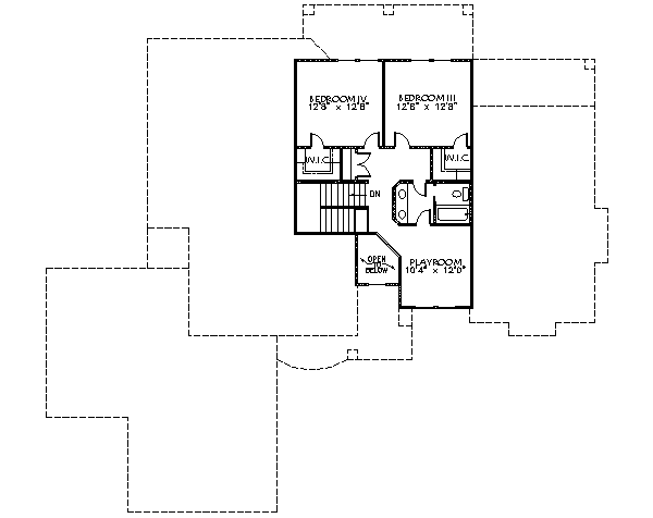 upper floor house blueprint