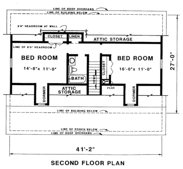 upper floor house blueprint
