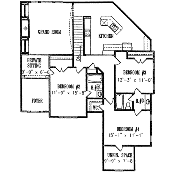 upper floor house blueprint