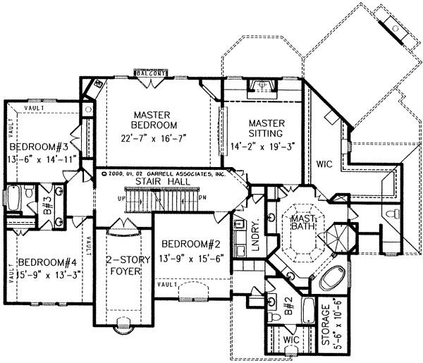 upper floor house blueprint