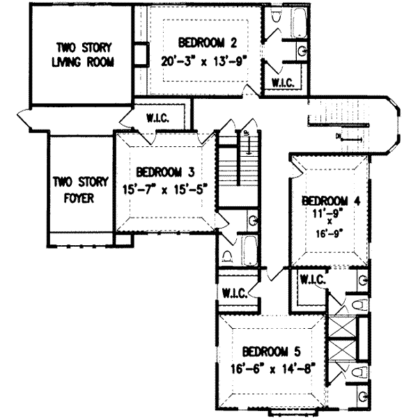 upper floor house blueprint