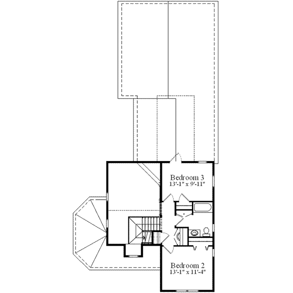 upper floor house blueprint