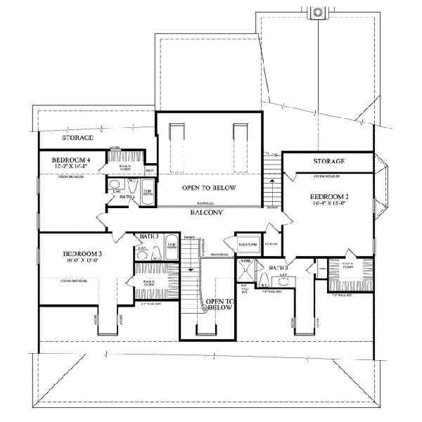 upper floor house blueprint