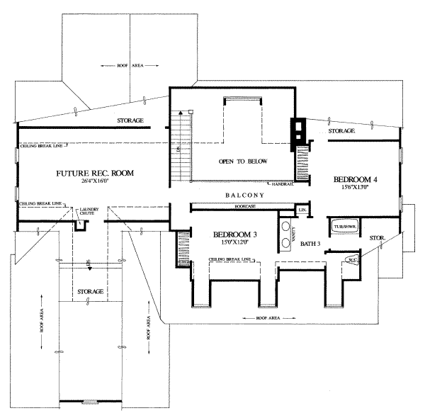 upper floor house blueprint