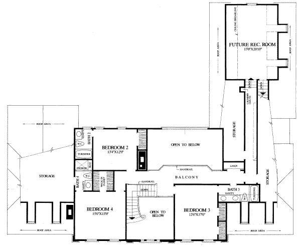 upper floor house blueprint