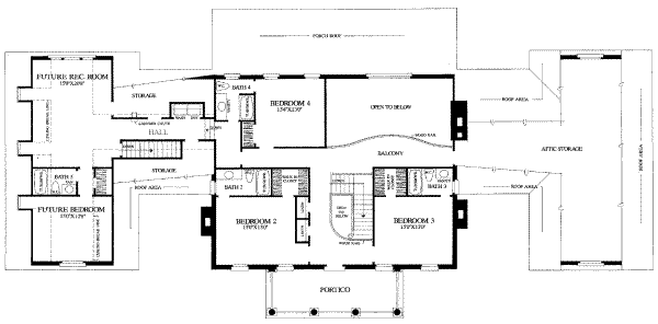 upper floor house blueprint