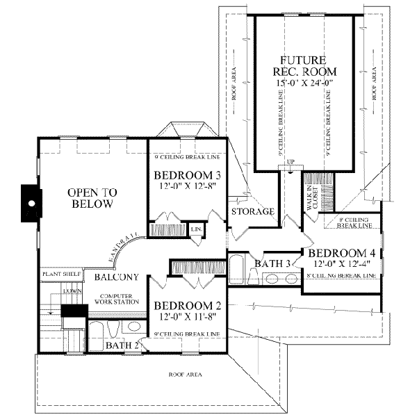 upper floor house blueprint