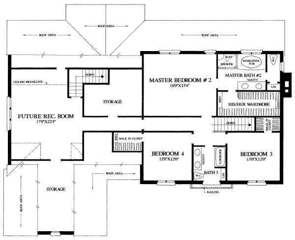 upper floor house blueprint