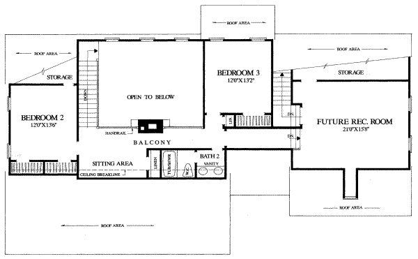 upper floor house blueprint