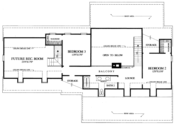 upper floor house blueprint
