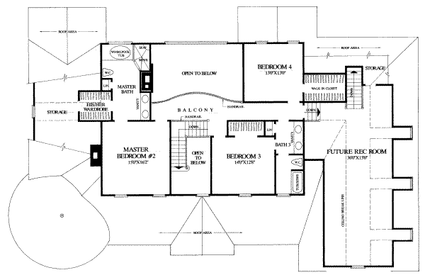 upper floor house blueprint