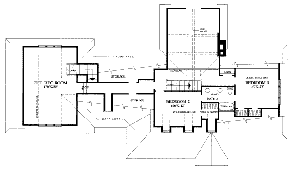 upper floor house blueprint