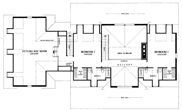 upper floor house blueprint