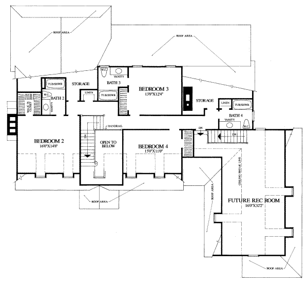 upper floor house blueprint