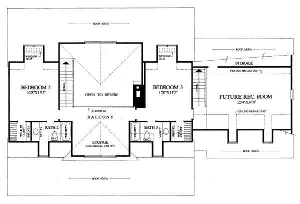 upper floor house blueprint