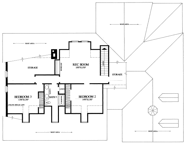 upper floor house blueprint