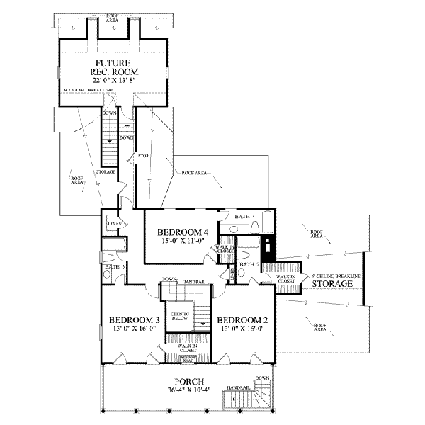 upper floor house blueprint